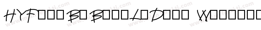HYFengBoBianLiDian W字体转换